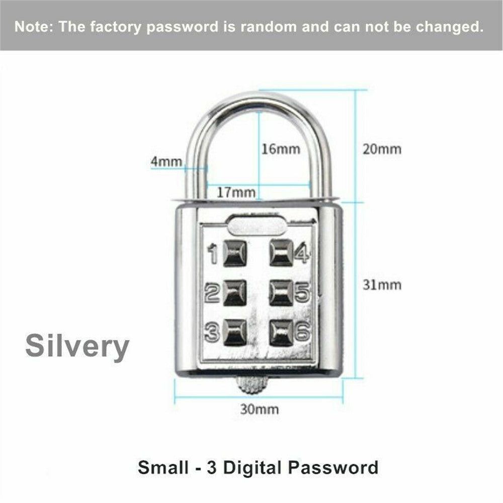Color ,Zinc Alloy ,Mechanical ,Password Padlock ,Combination Pad Lock