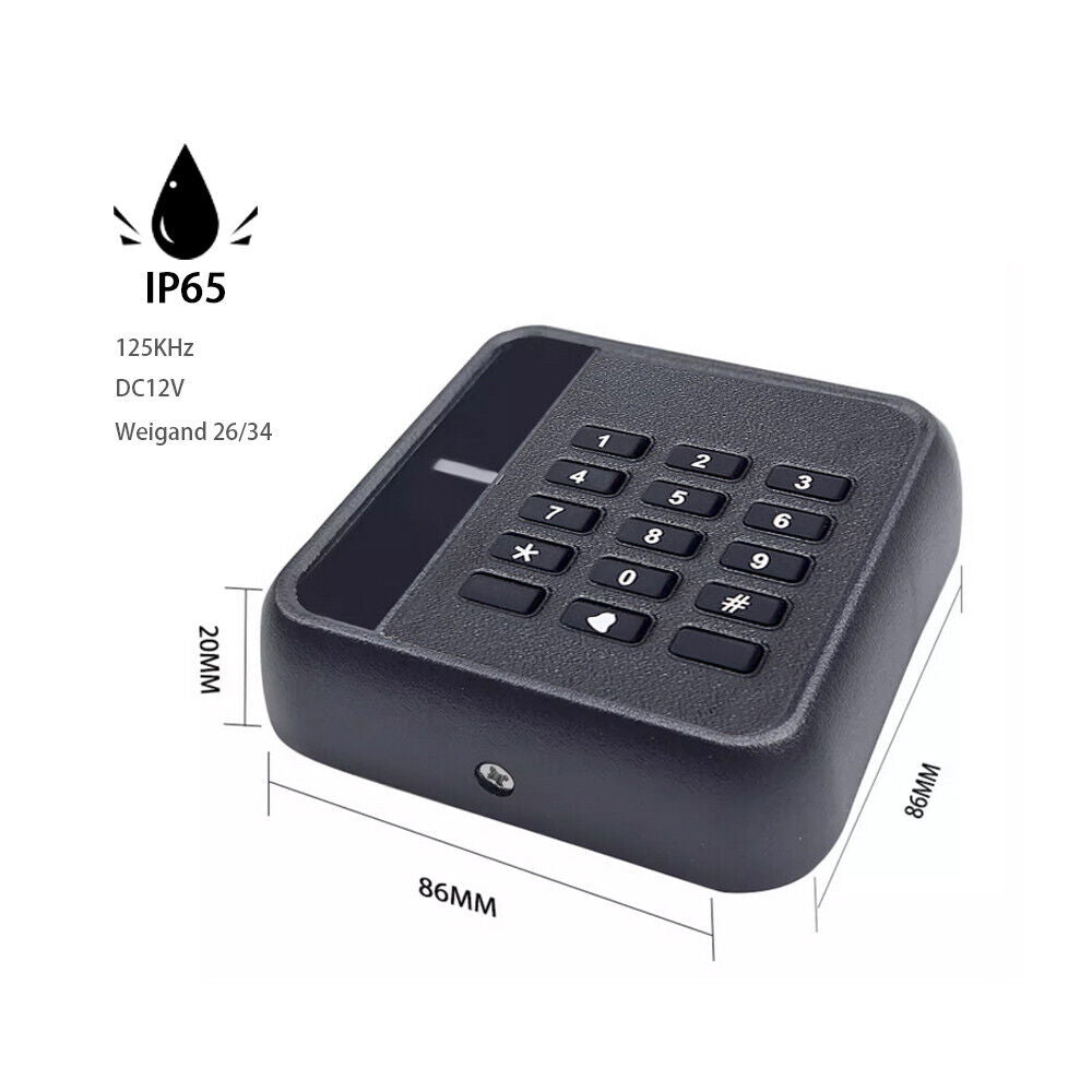 EM,keypad 125KHz,WG26/34,RFID, Access Control,Reader