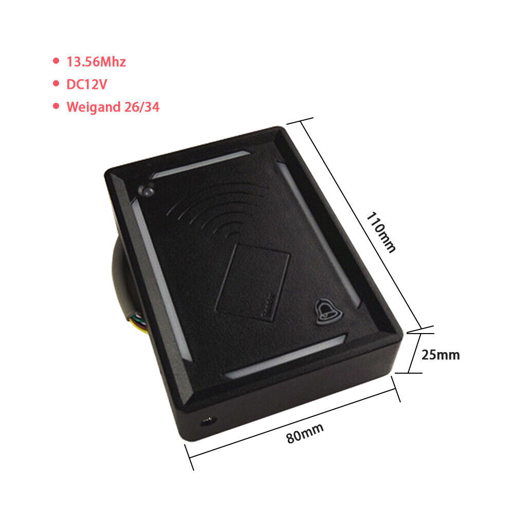 13.56Mhz,MF1,S50,keypad,WG26/34,RFID,Access Control,Reader
