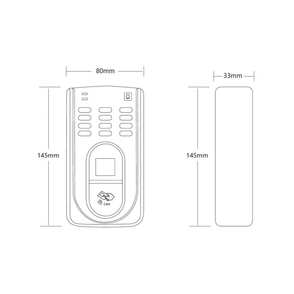 Fingerprint, rfid access control