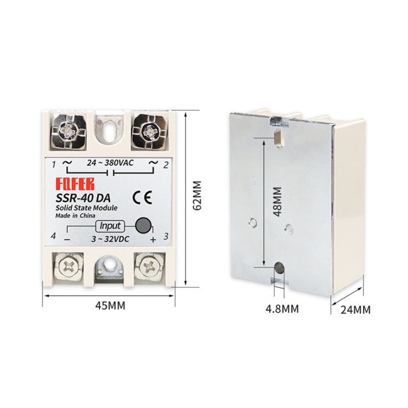 DC controlled AC ,single-phase, solid state relay, SSR