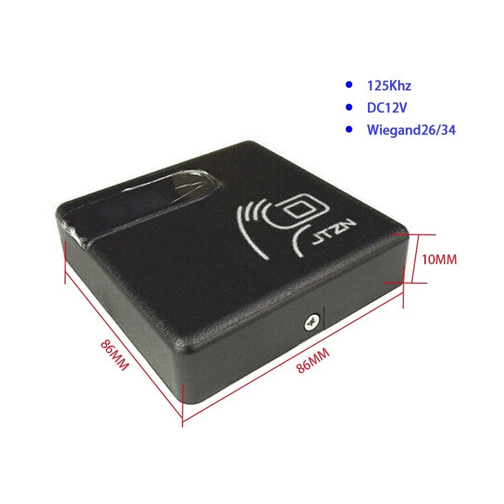 125Khz,EM,ID,rfid reader,WG26,WG34,LCD