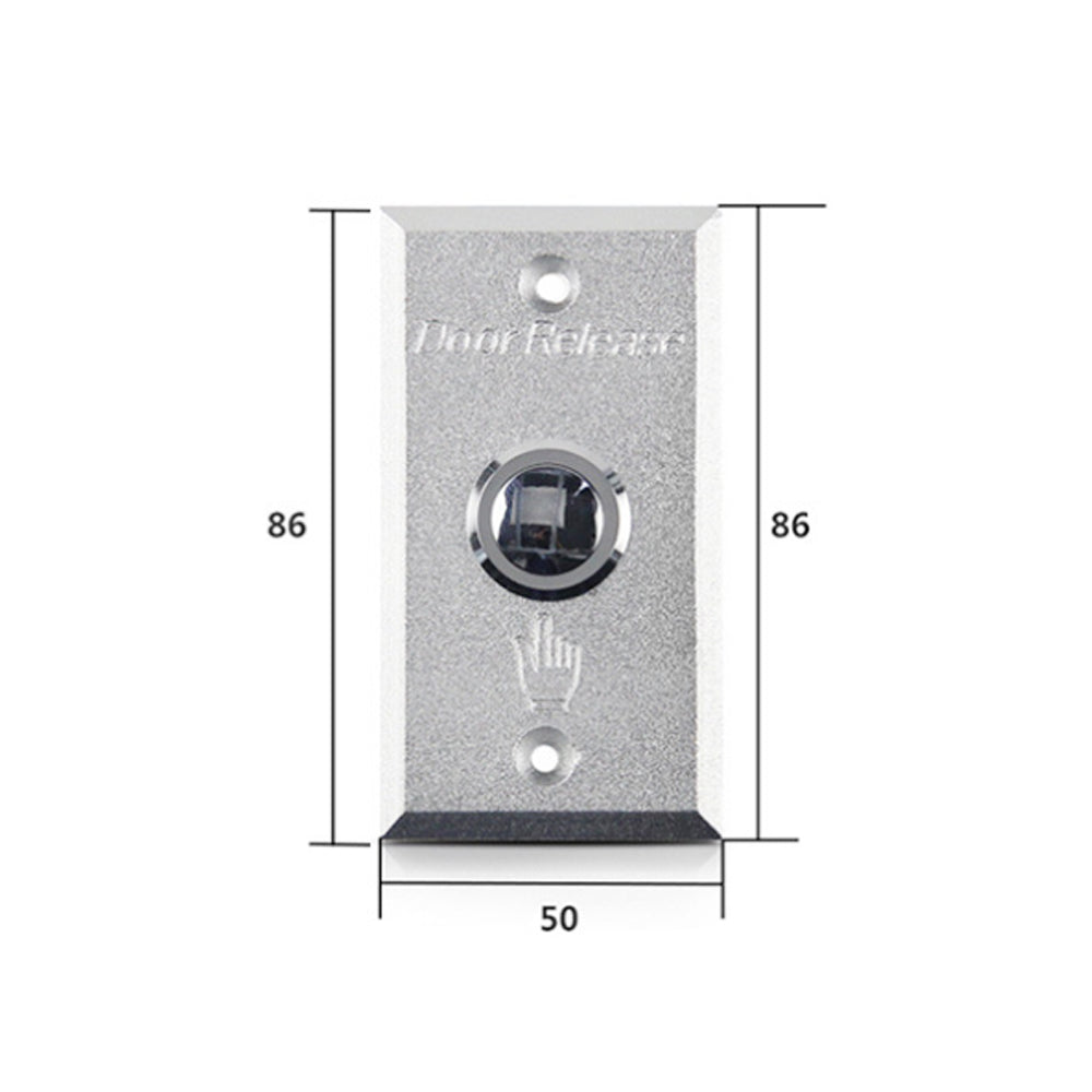 PUSH Button Electric Box Cassette,Aluminum Switch,Exit Button,Oblong Switch