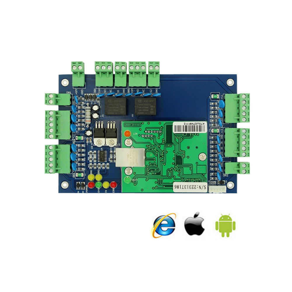 TCP/IP,2- Door,Browser Server,B/S,iOS,Android,Apple Mobile App,Access Controller