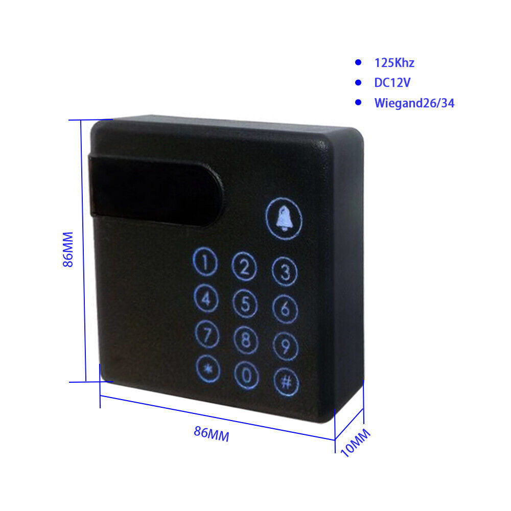 125Khz ,EM , WG26/34 ,Access Control Card Reader