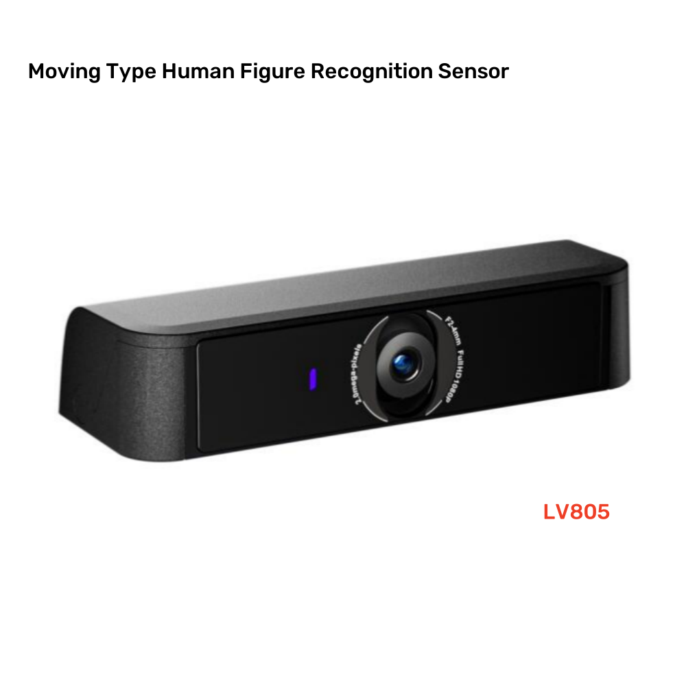 Moving Type Human Figure Recognition Sensor,AI Intelligent detection,Dual Relay output,flexible adjustment,surface mounted