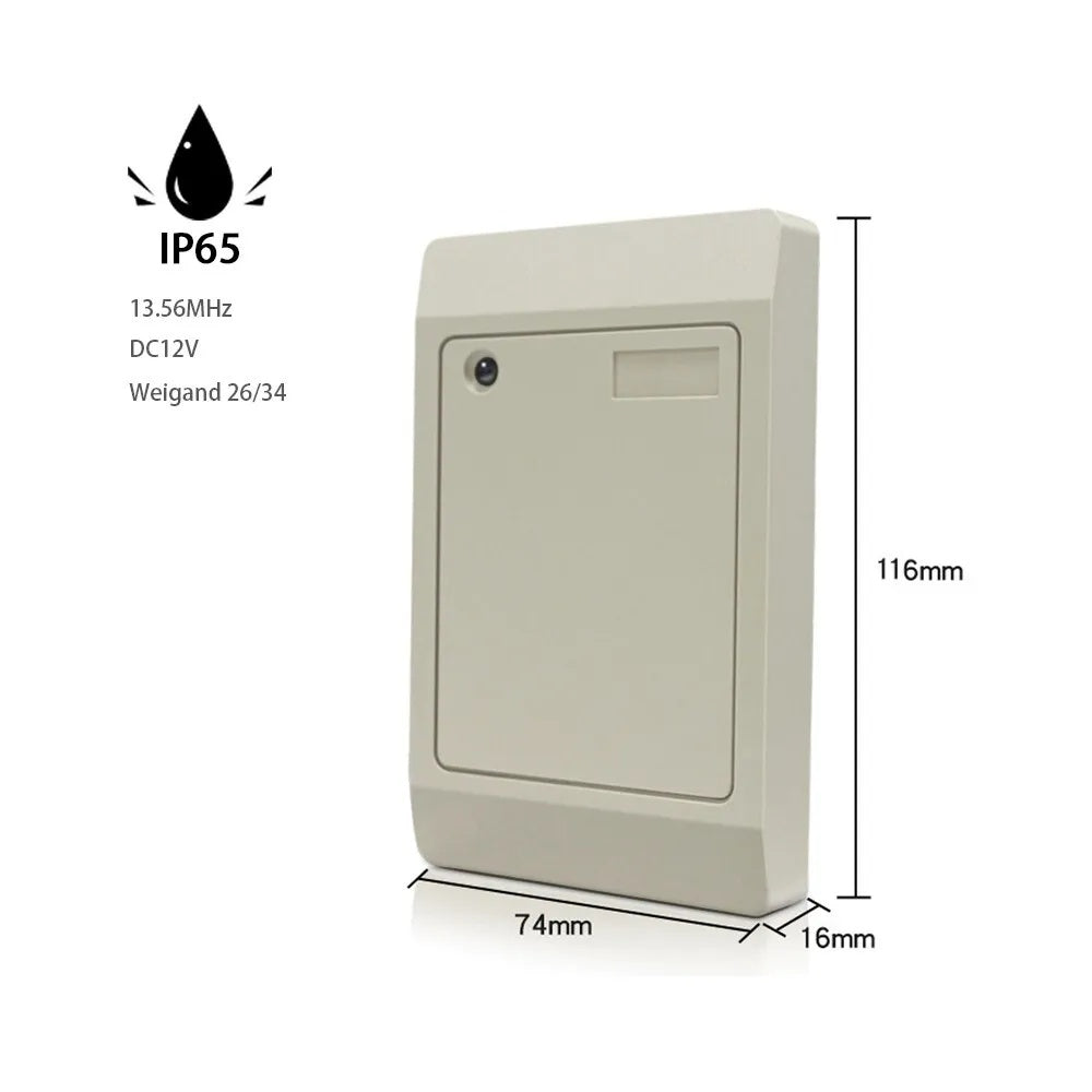 13.56Mhz,MF1,S50,keypad,WG26/34,RFID,Access Control,Reader
