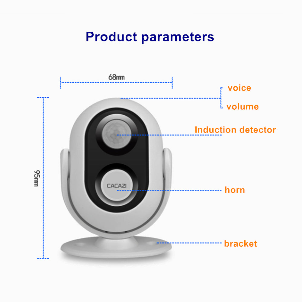 Infrared , Detect Sensor ,Multilingualism Welcome, Alarm,Doorbell