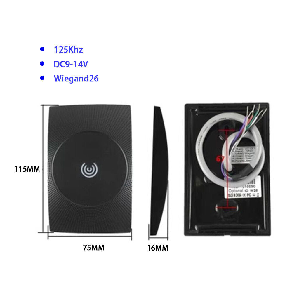 125KHz ,WG26, RFID ,EM, Card Reader, Door Access Controller, ID Proximity Card Reader