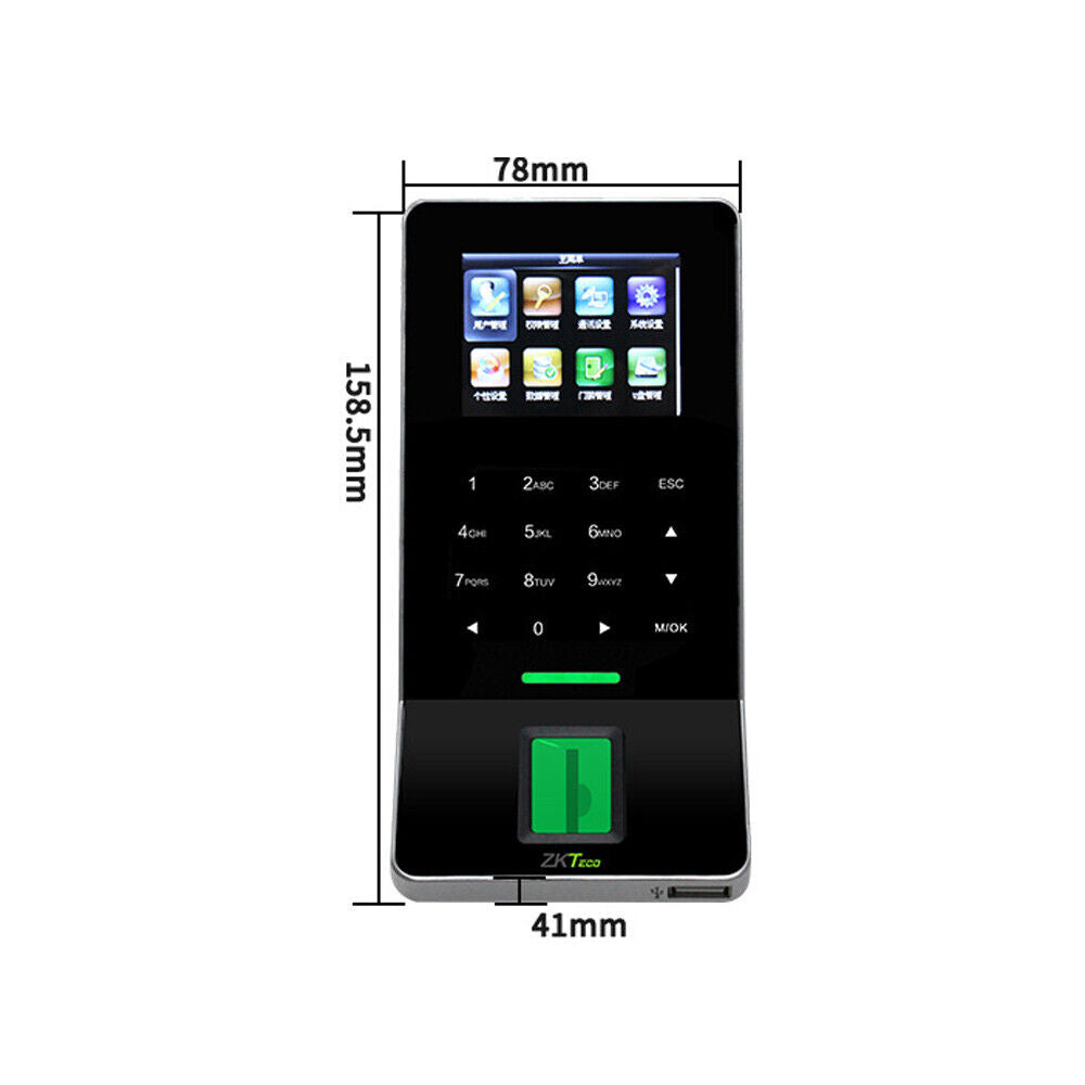 ZKSoftware,F28,Fingerprint,Time Clock,Access Controller,TCP/IPIP