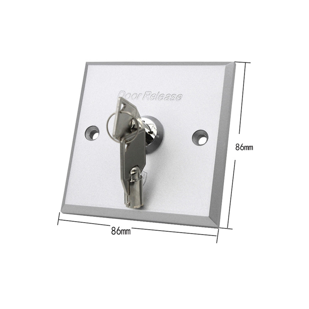 PUSH Button,86MM ,aluminium alloy, emergency key switch, entrance guard key switch