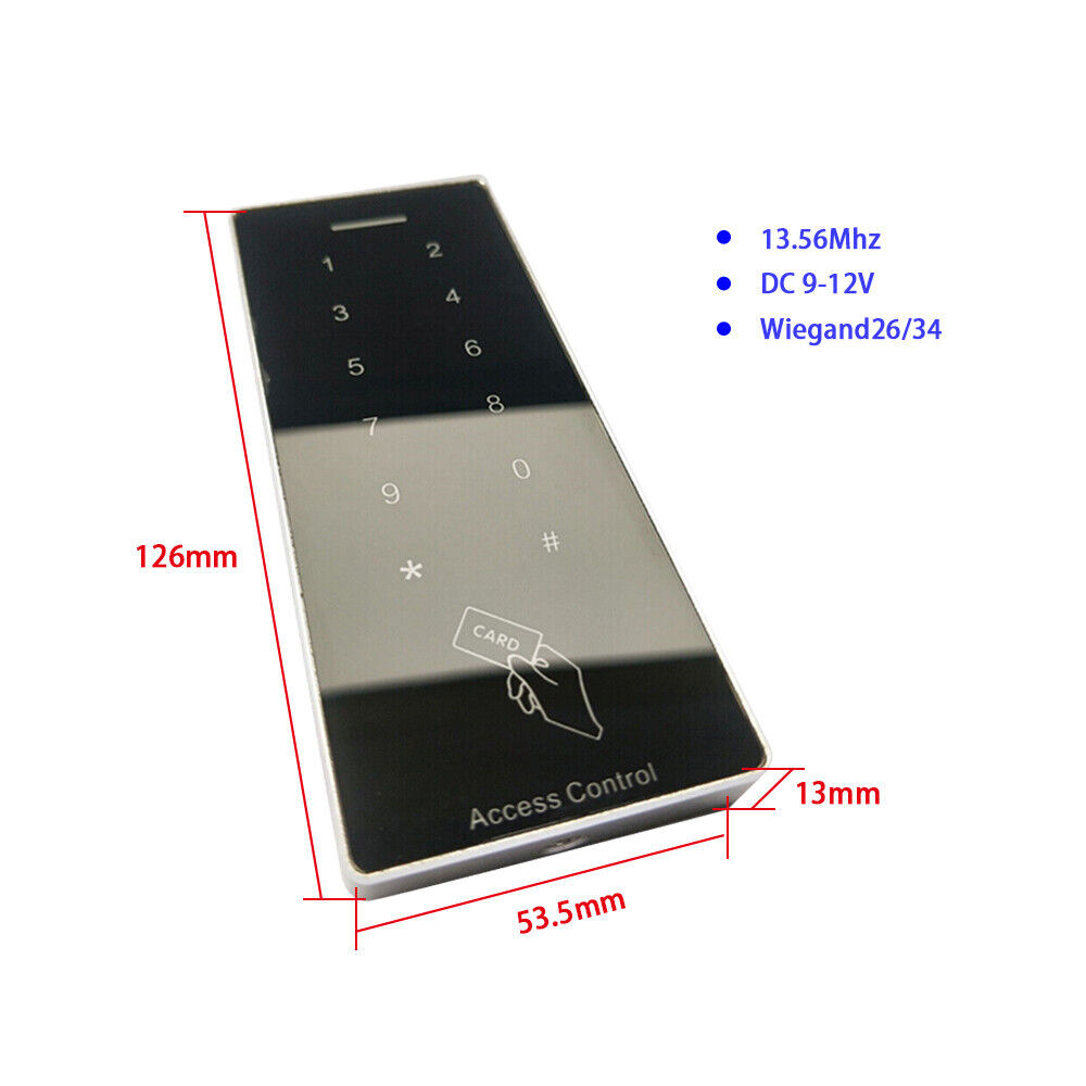 Metal Case, RFID ,Standalone Access Control ,13.56MHz, IC Card,2k user