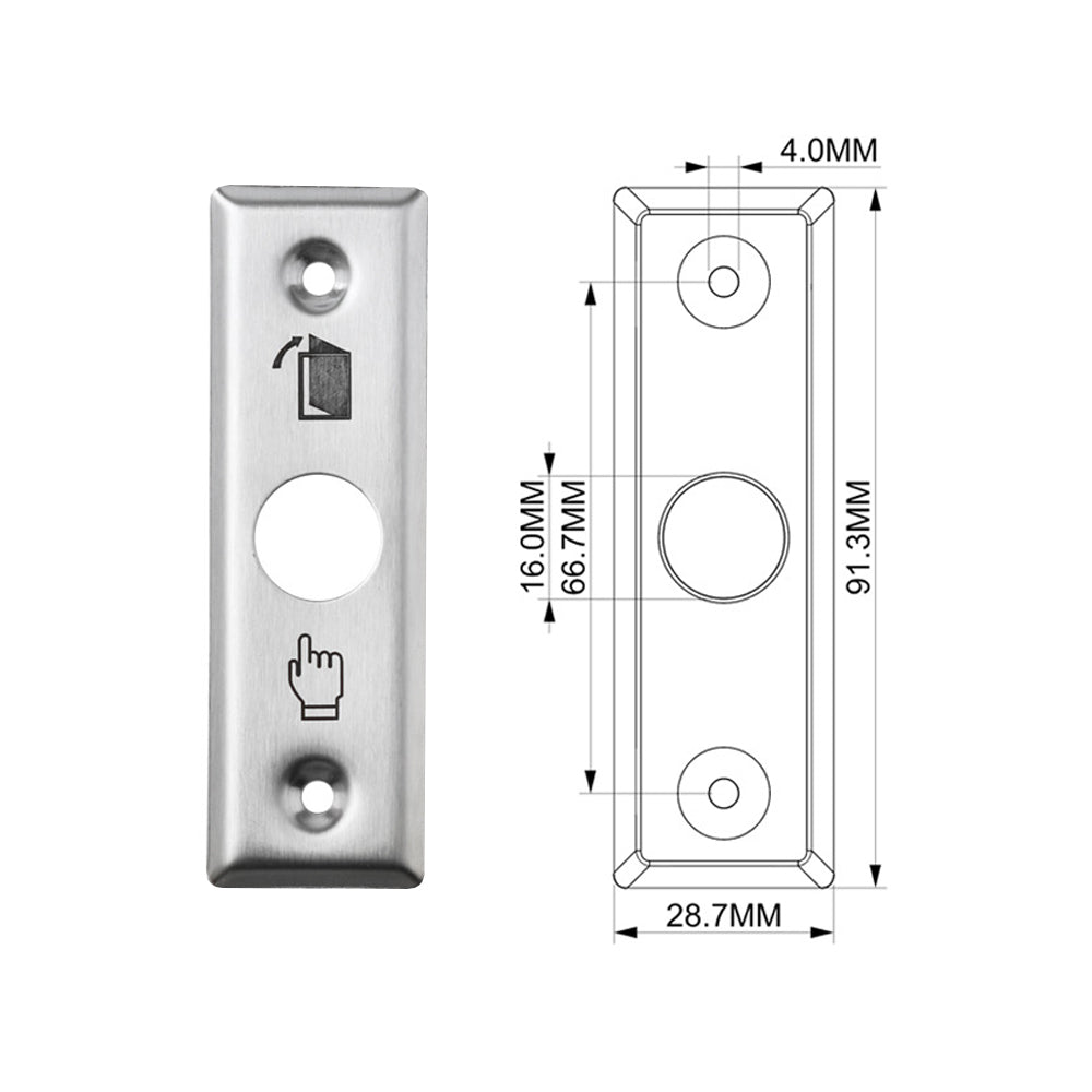 PUSH Button, Stainless steel, emergency key switch,entrance guard key switch