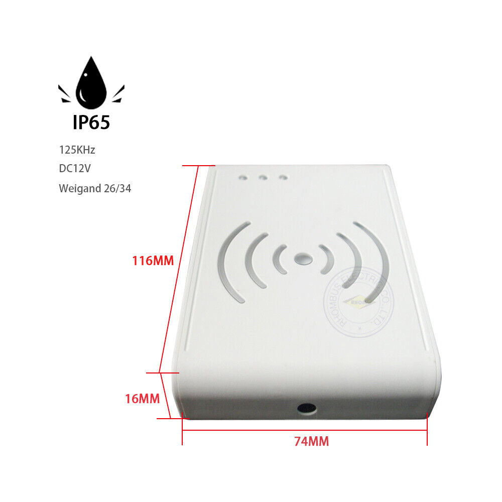 125Khz,EM,ID,rfid reader,WG26,WG34