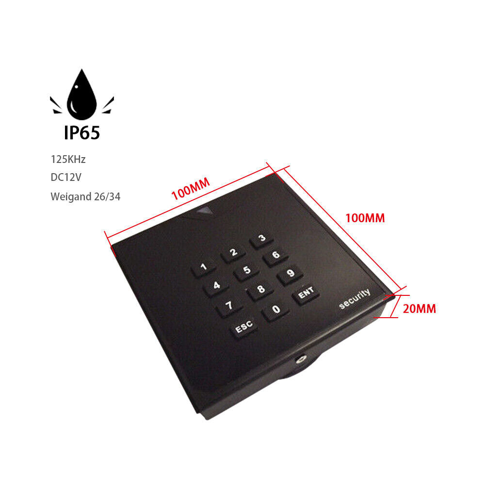 13.56Mhz,MF1,S50,keypad,WG26/34,RFID,Access Control,Reader