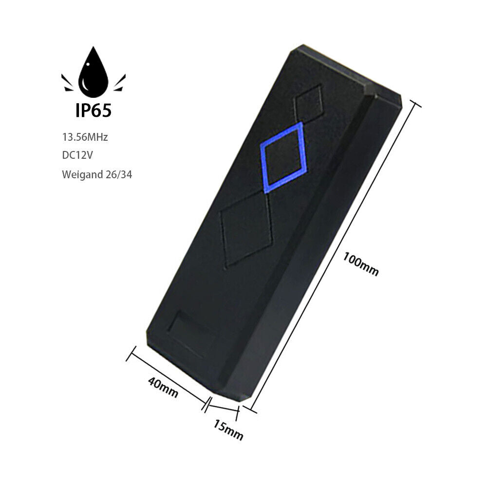13.56Mhz , Mifare1 S50 , Waterproof , WG26/34 ,Access Control Card Reader