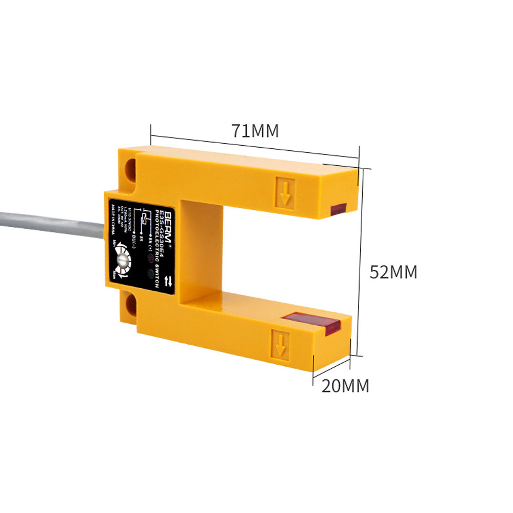 Infrared Induction Photoelectric Switch , Mirror Reflection Photoelectric Sensor