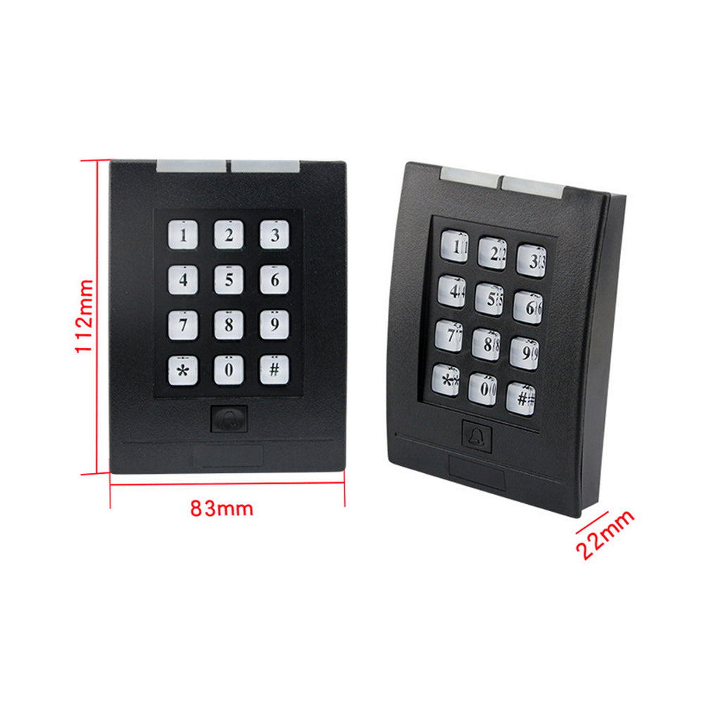 EM4100 ,125Khz ,keypad ,wiegand26/34, dual Led, blue backlight, 12V, RF reader