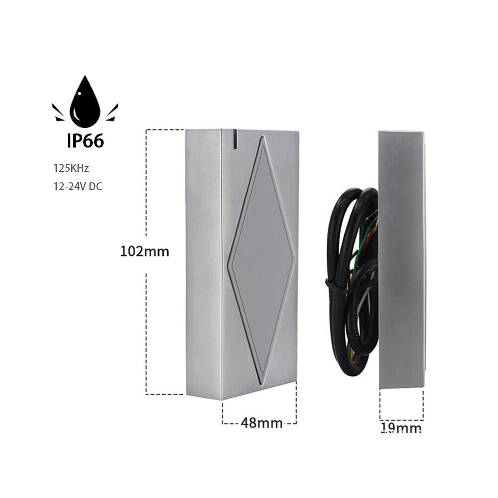 2k User , Metal Case ,EM , 125Khz , RFID , Standalone Access Control