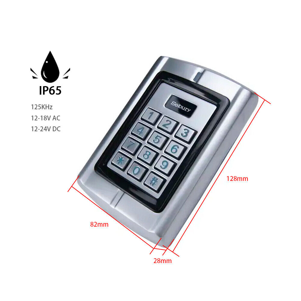 Metal,waterproof,two-door,EM card,Keypad,standalone access control