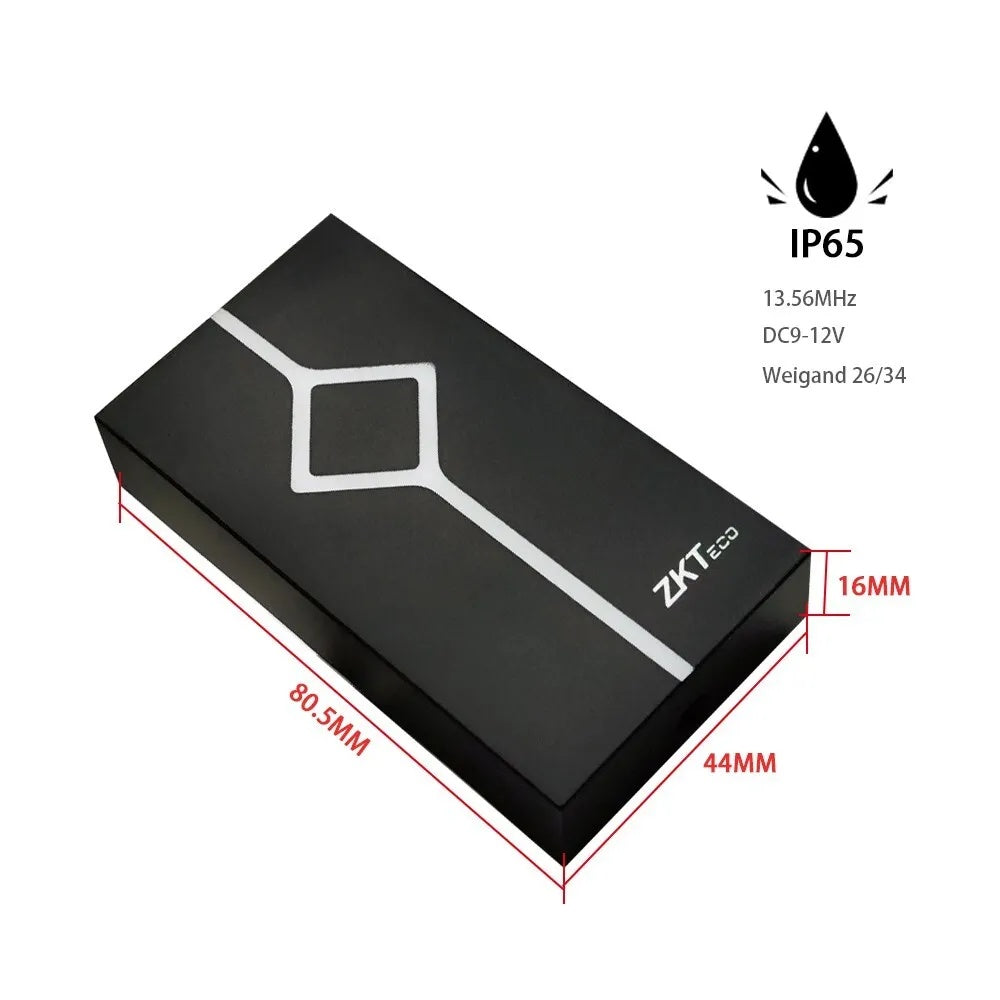13.56Mhz , Mifare1 IC , Waterproof , WG26/34 ,Access Control Card Reader