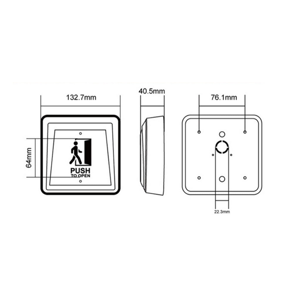 Handicap Door Access Control Button
