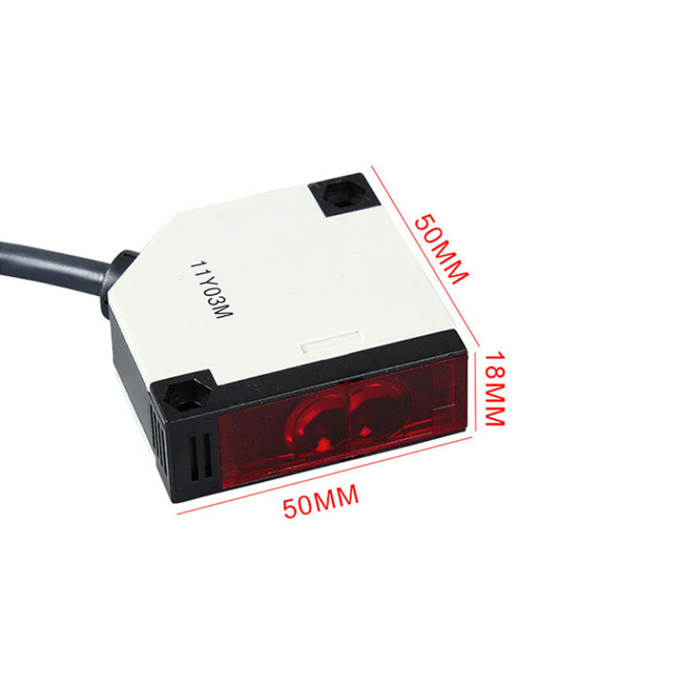 Infrared Induction Photoelectric Switch , Mirror Reflection Photoelectric Sensor