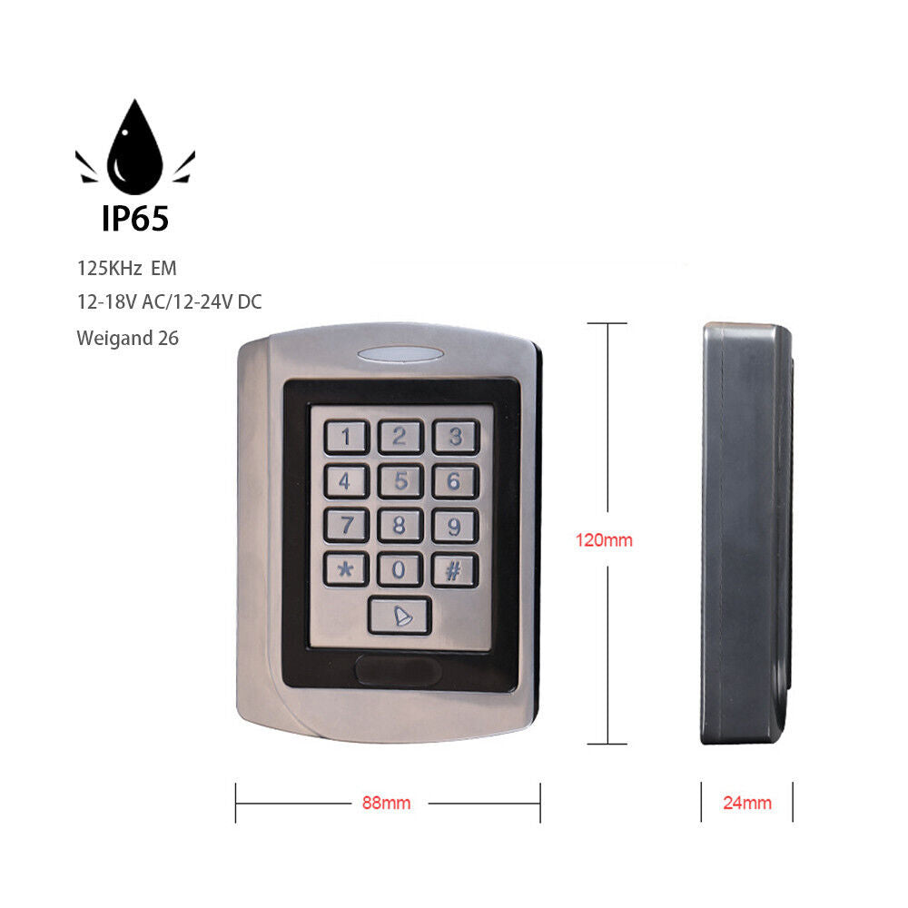 Wifi,APP,Keypad,Pin code,Standalone Access Control,metal,EM,125Khz,WG26 Reader