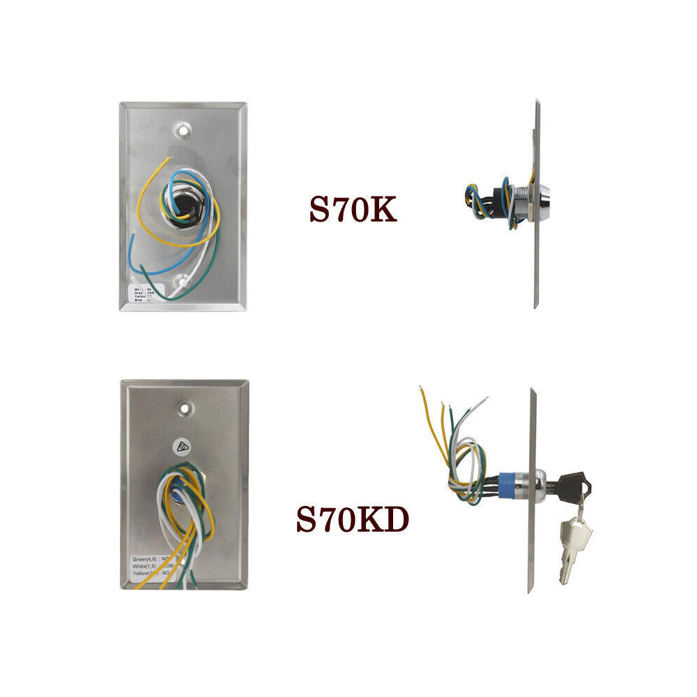 Emergency,ccess Control Switch,Key,exit switch,button