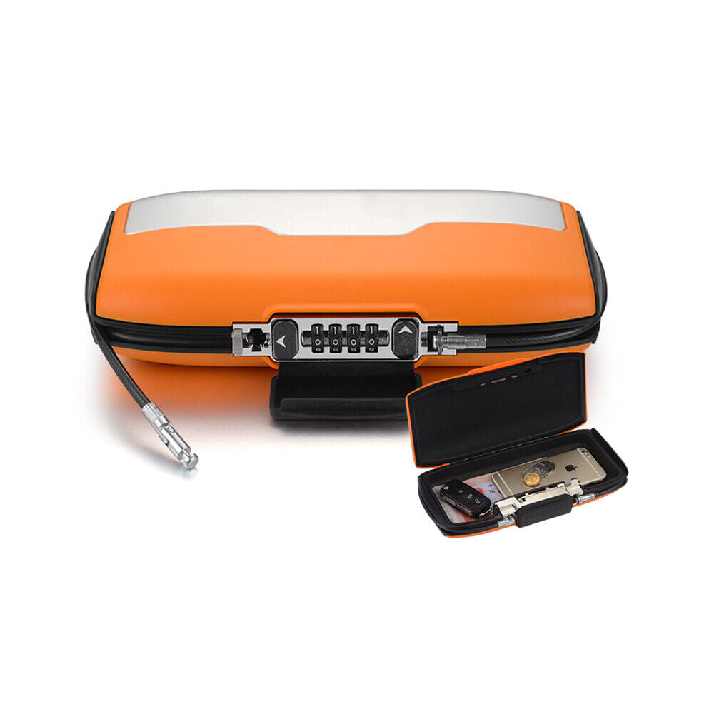 Portable Sports Storage Beach Safe Box ,Combination Lock,Safety Cable Key,key safe box