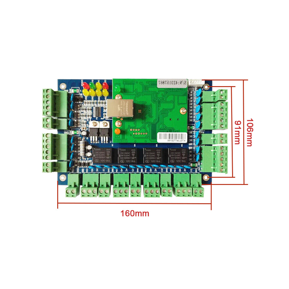 TCP/IP, 4 Door, Browser Server, iOS Android Apple App, Access Controller ,Power