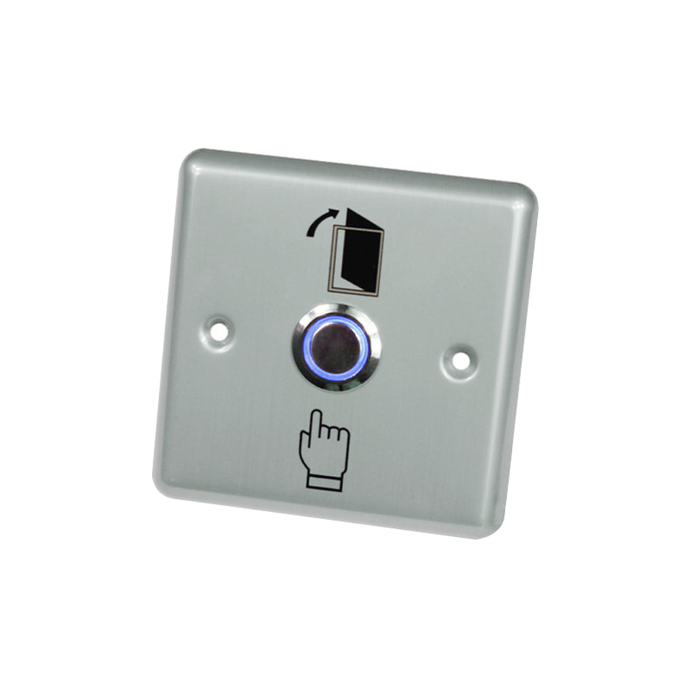 Stainless Steel ,Blue Backlight, K.O. Box, Access control Exit, Push Button Switch