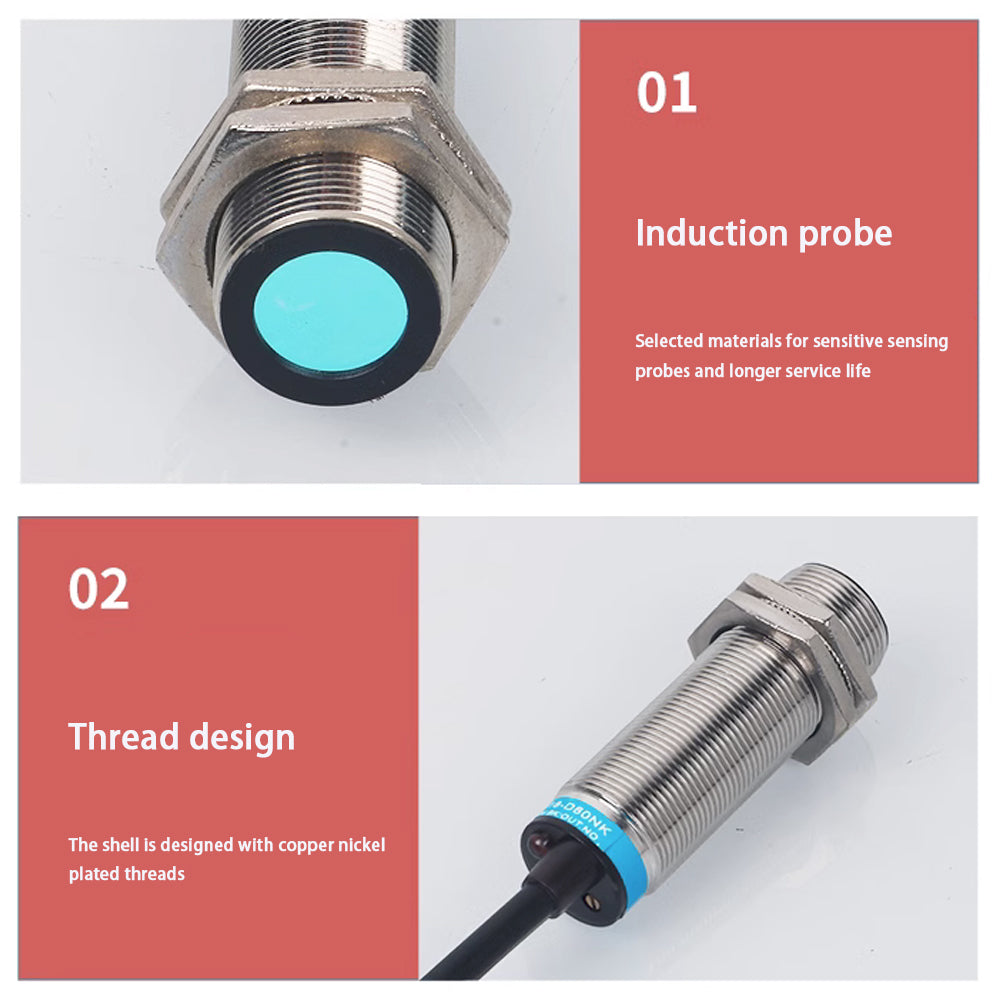 Laser Diffuse Reflection Photoelectric Switch , Remote Infrared Sensor