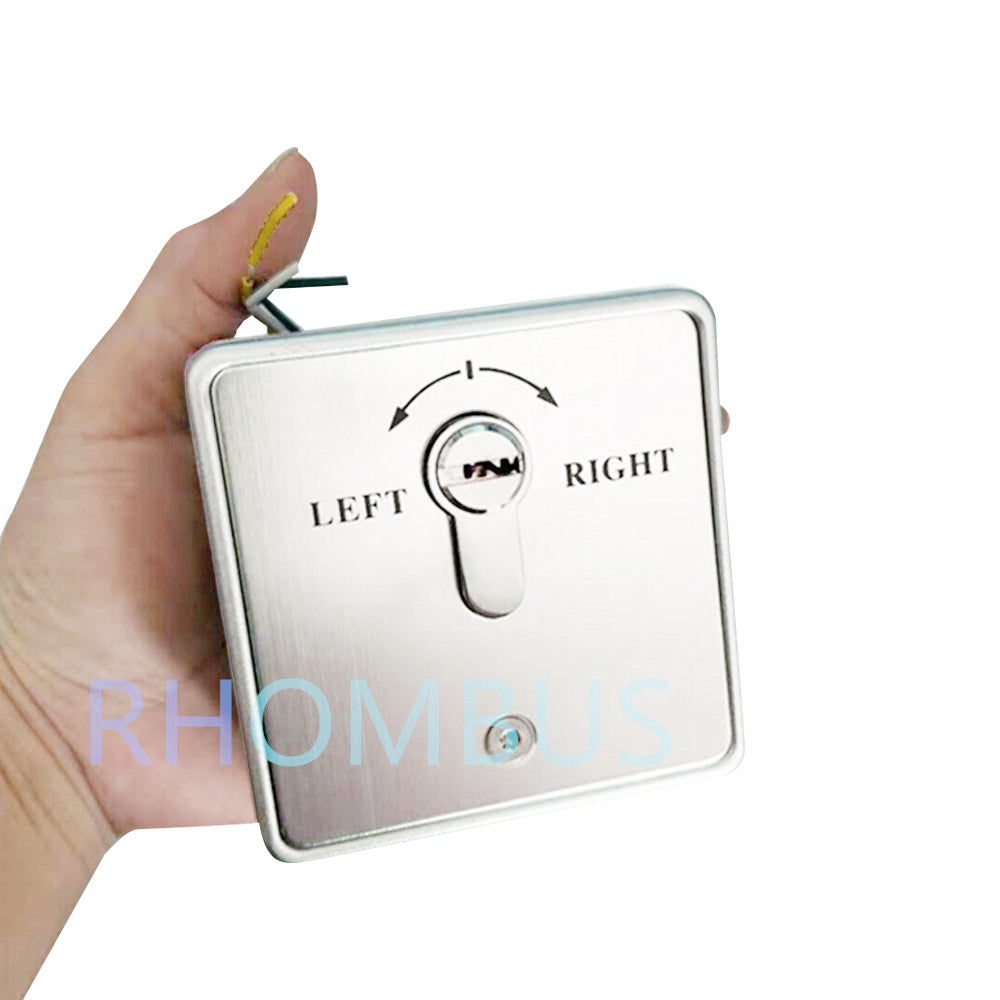 Emergency Release Exit Out Button, With Key Switch for Hollow Door
