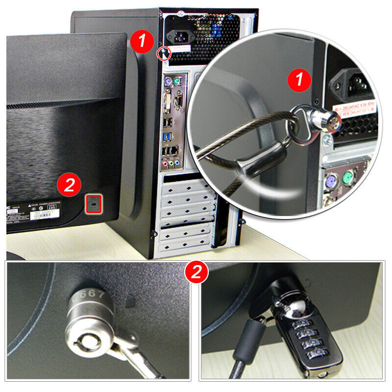 Key Type Desktop Lock ,Computer Case Lock ,Internet Cafe Office Management Lock
