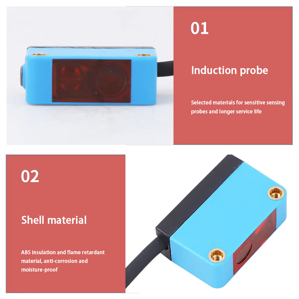 Infrared Diffuse Reflection Sensor , Background Suppression Photoelectric Switch