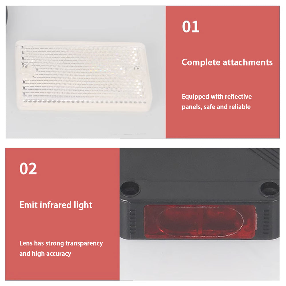 Infrared Induction Switch Sensor , Mirror Reflection Photoelectric Switch