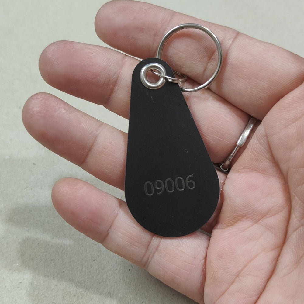 100pcs/lot 125kHz ultrathin Keyfobs Proximity Fob Works With Prox Key 1346 26-Bit H10301