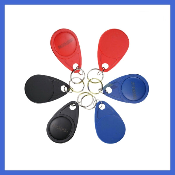 100pcs Contactless 125KHz EM/ID RFID Access Control Proximity Keyfob Token Tag