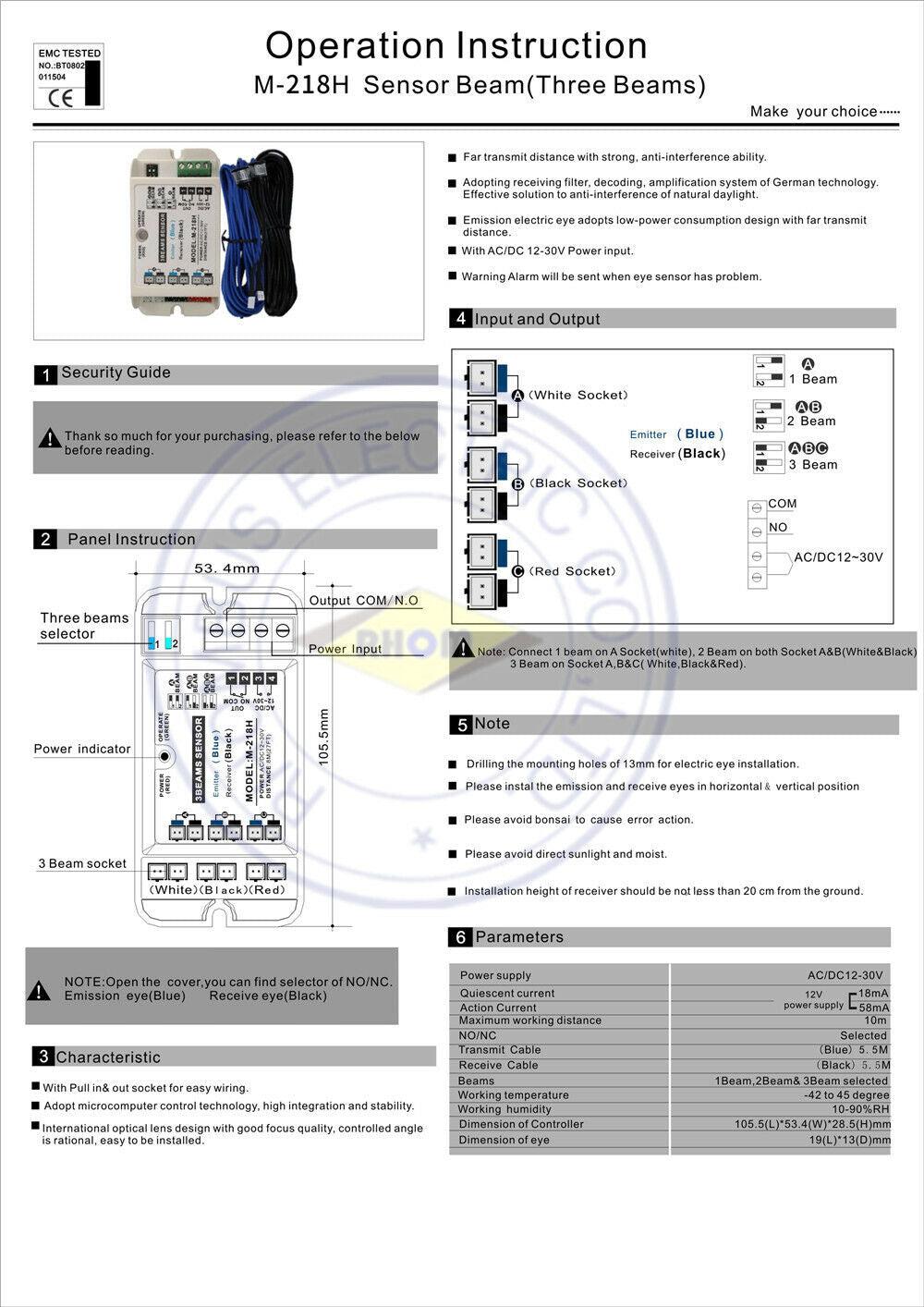 Beam Sensor Detector,auto-door
