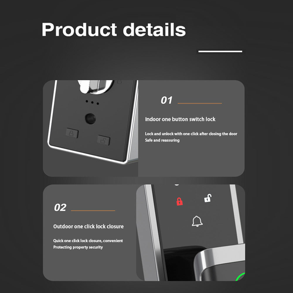 fingerprint,Rfid Intelligent lock, RFID Apartment lock