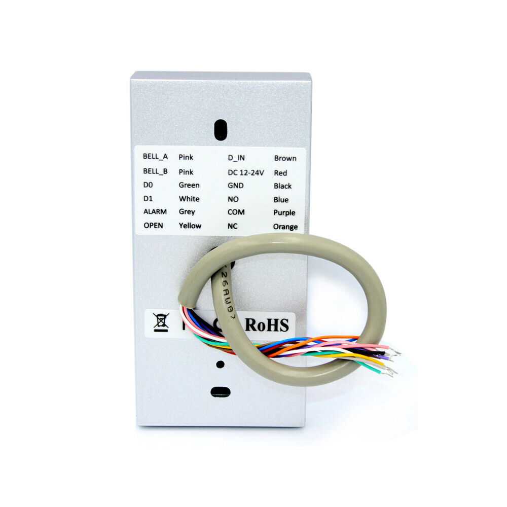 Waterproof,Door Access Control,IP68,Controller,Metal Case,RFID,EM/ID,125KHZ,Reader Keypad