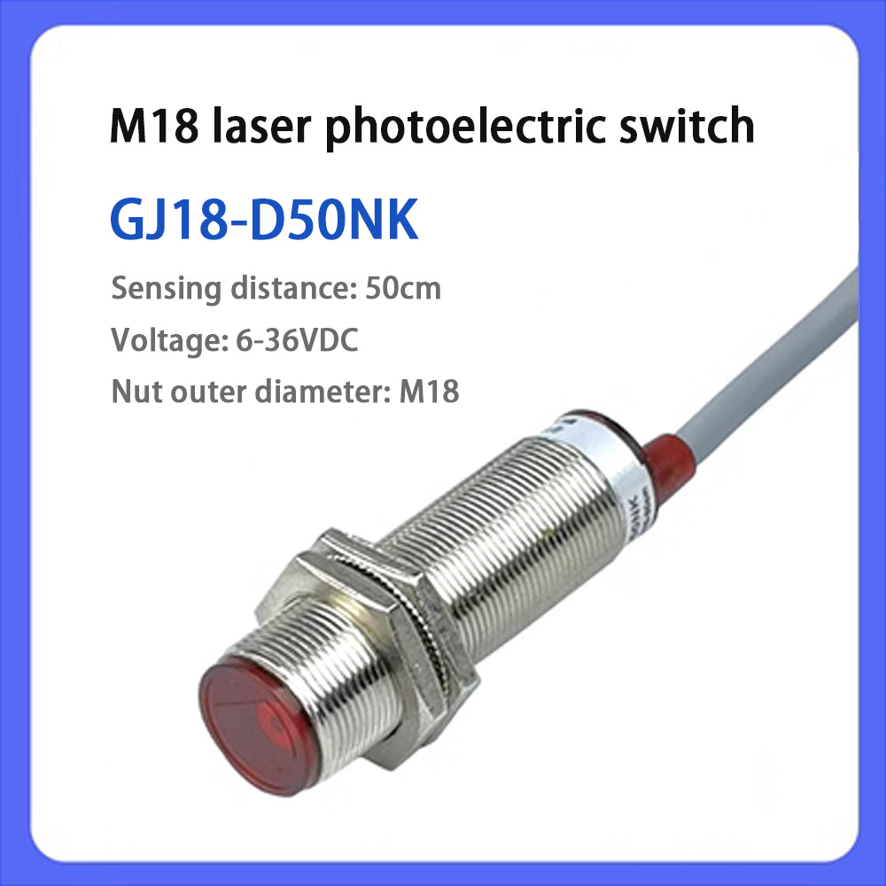 Laser Diffuse Reflection Photoelectric Switch , Remote Infrared Sensor