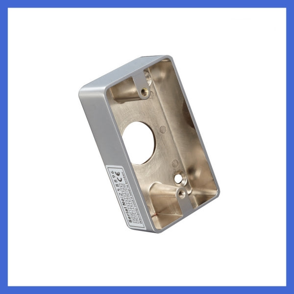 Metal Zinc Alloy Surface Wall Mounted Back Wiring Box 86Lx50Wx25H(mm)