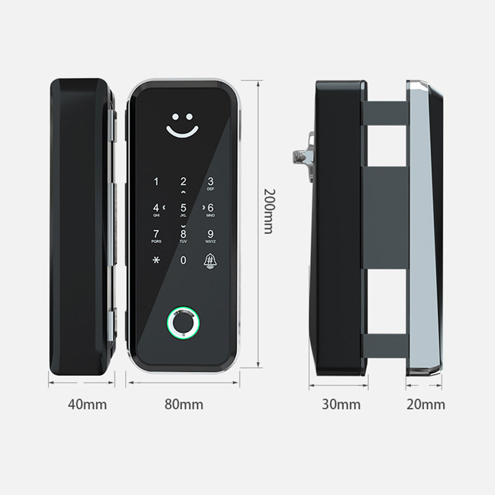 Glass Door Electronic Intelligent Fingerprint Lock