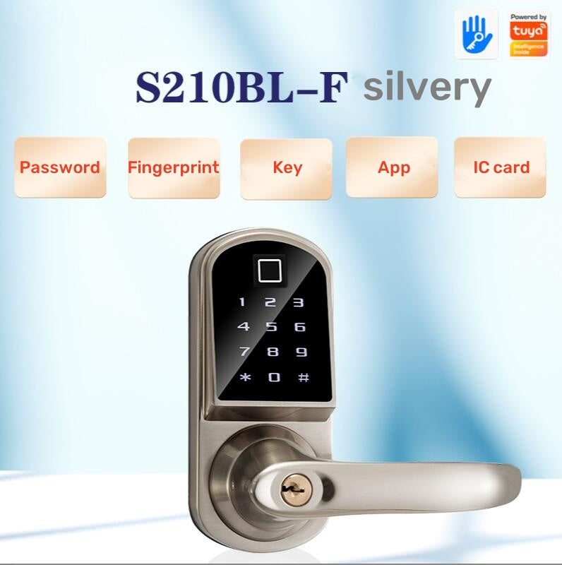 Electronic intelligent fingerprint lock,household semi-automatic password lock,APP