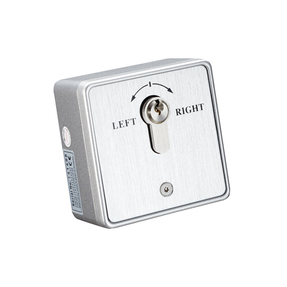 Emergency Release Exit Out Button, With Key Switch for Hollow Door