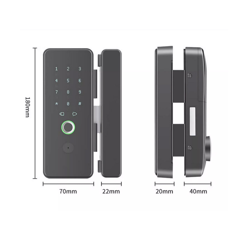 Glass Door Electronic Intelligent Fingerprint Lock
