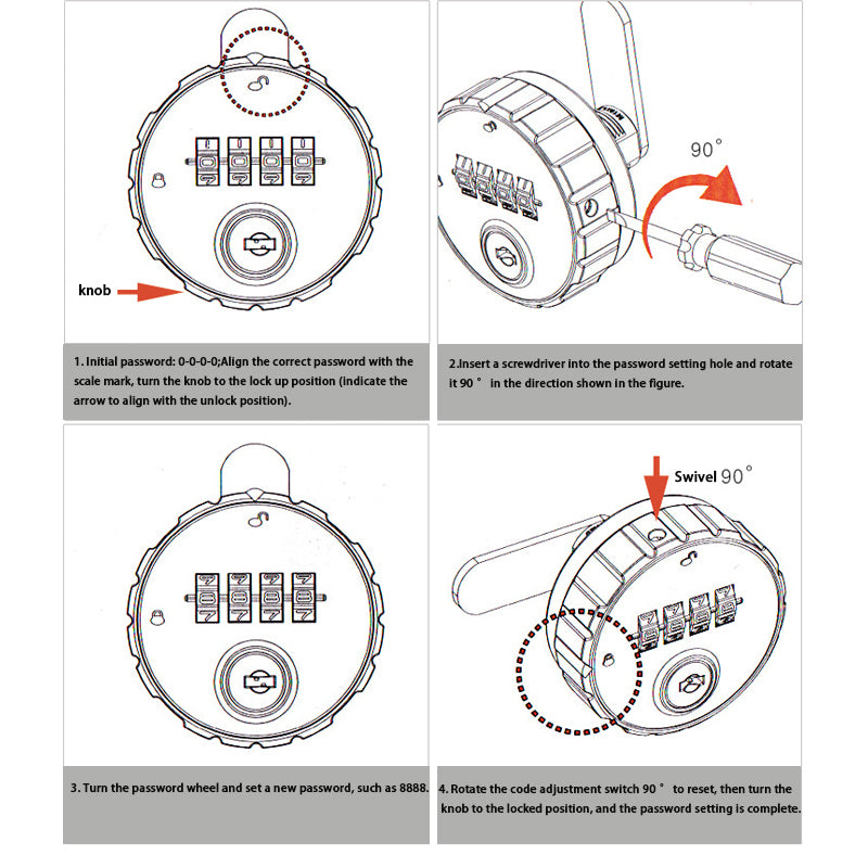 Cabinet Door Lock,Password Lock,key