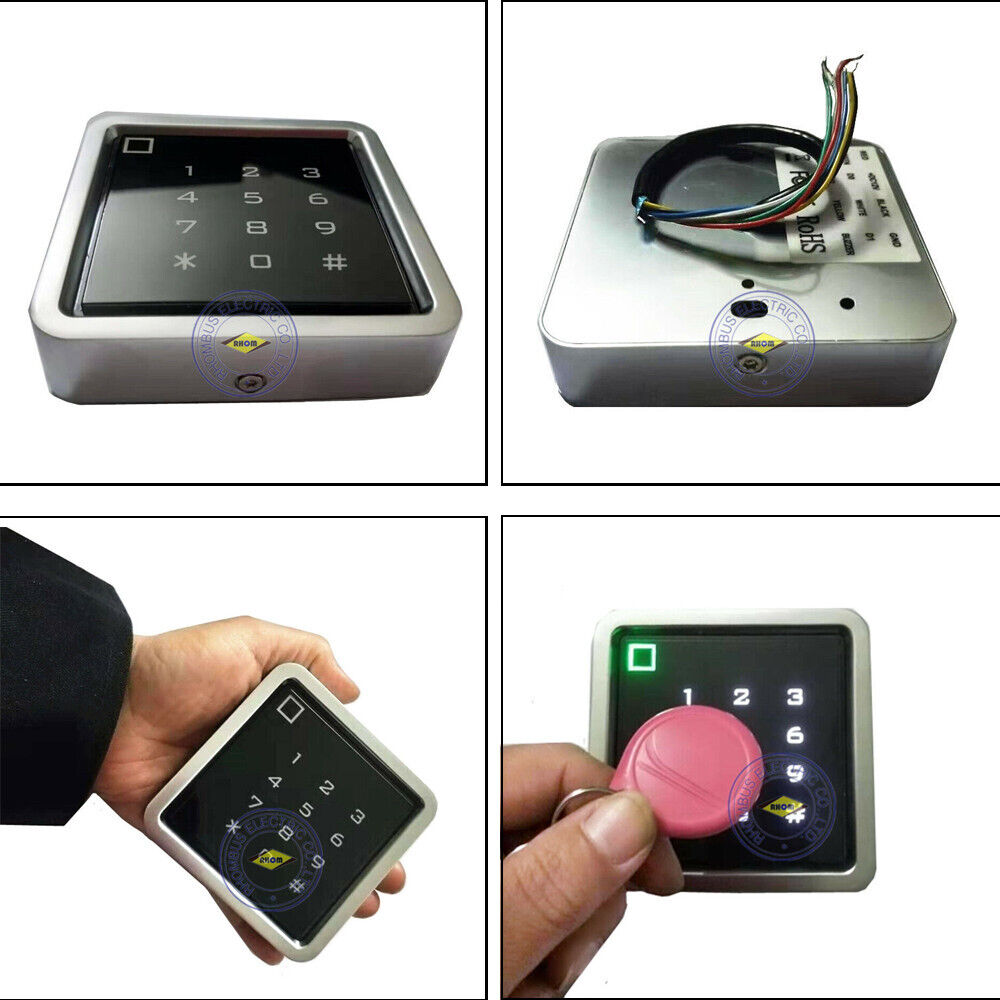 Metal,Waterproof,keypad,13.56Mhz,MF1,S50,WG26,Keypad,Access Control,RFID Reader